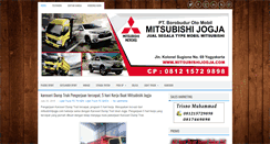 Desktop Screenshot of mitsubishijogja.com